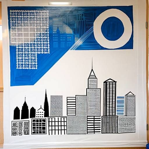 Building a Whimsical City: Drawing with Shapes and Lines