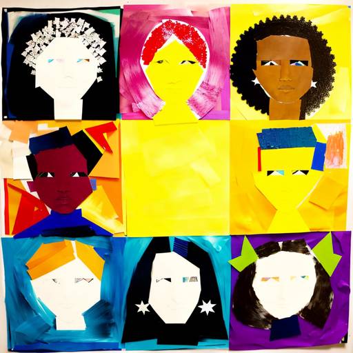 Collage Creations: Exploring Art Techniques through Mixed Media