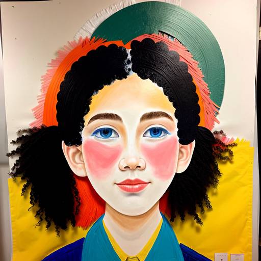 Colorful Connections: A Mixed Media Journey