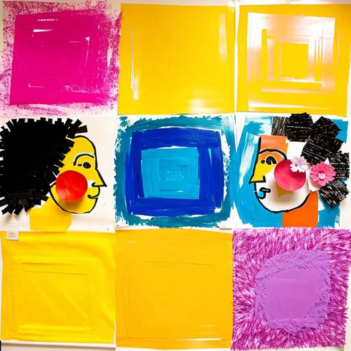 Colorful Creations: Experiments with Texture and Pattern