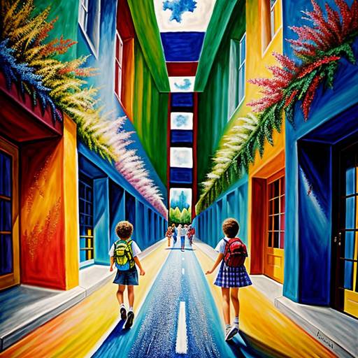Journey Through Artistic Styles: A Colorful Adventure