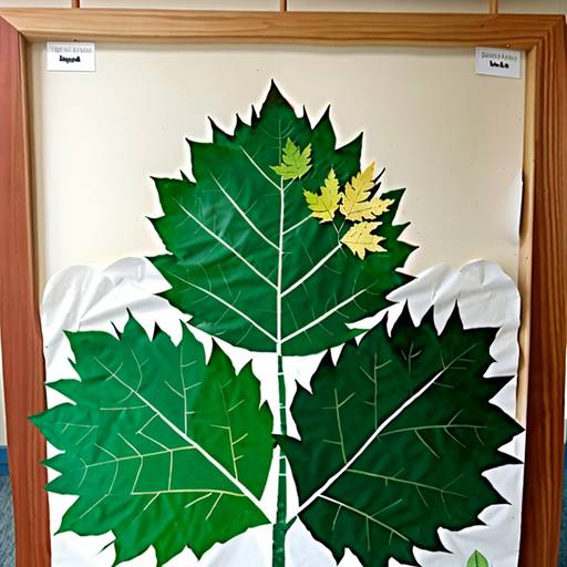 Leafy Impressions: Nature-Inspired Art