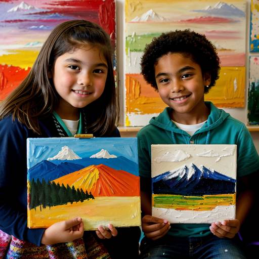 Nature's Palette: Exploring Texture and Color in Painting